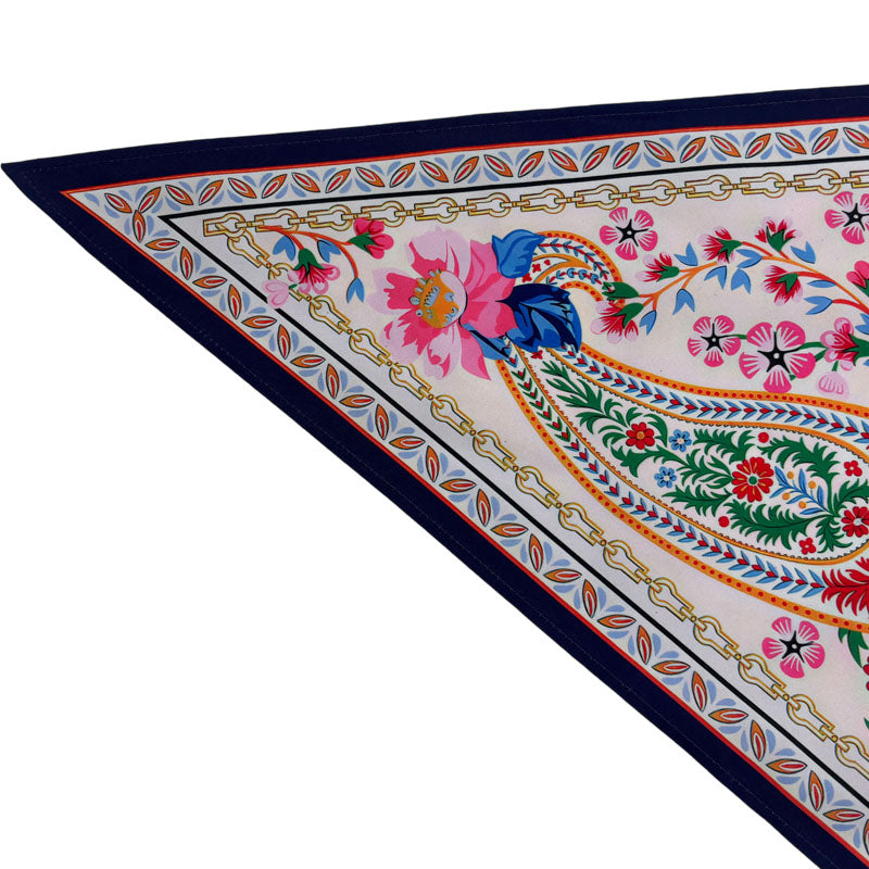 RONG GUANG Custom Silk Headscarf