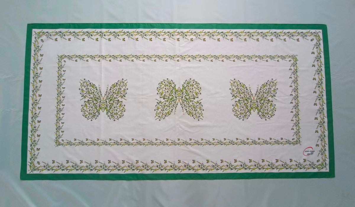 RONG GUANG Custom Headscarf – Personalized Wreath-Style Hair Scarf