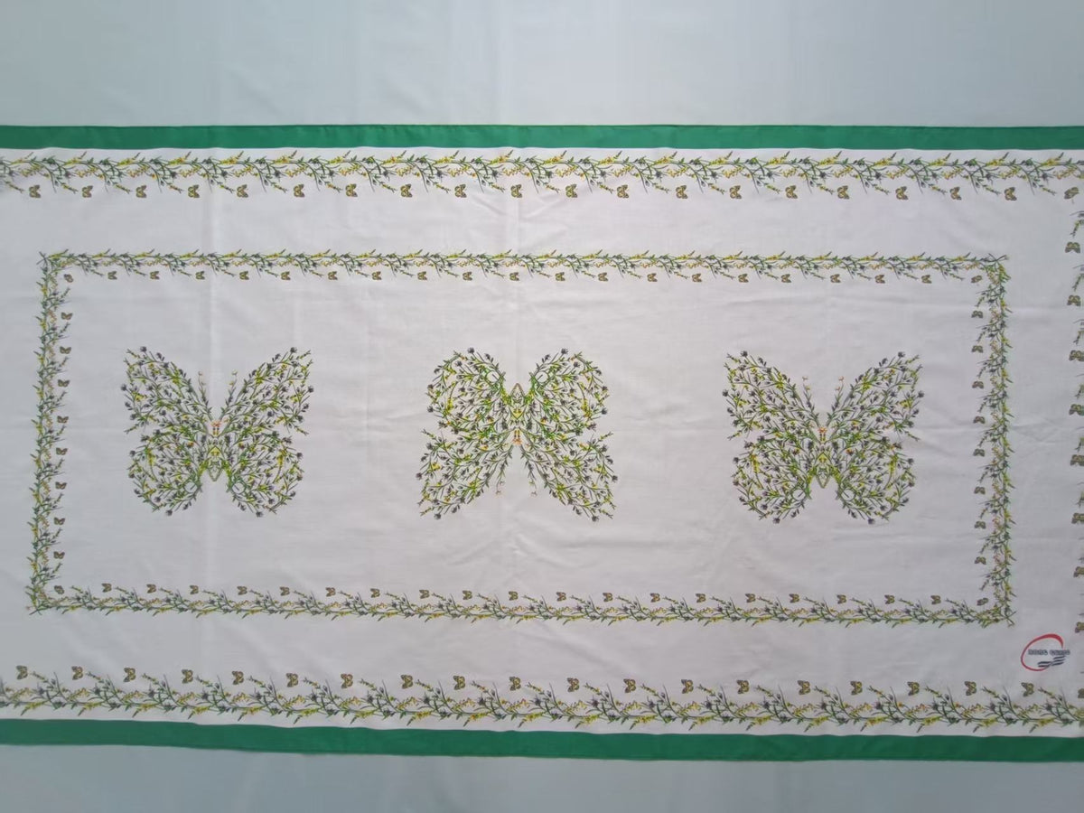 RONG GUANG Custom Headscarf – Personalized Wreath-Style Hair Scarf